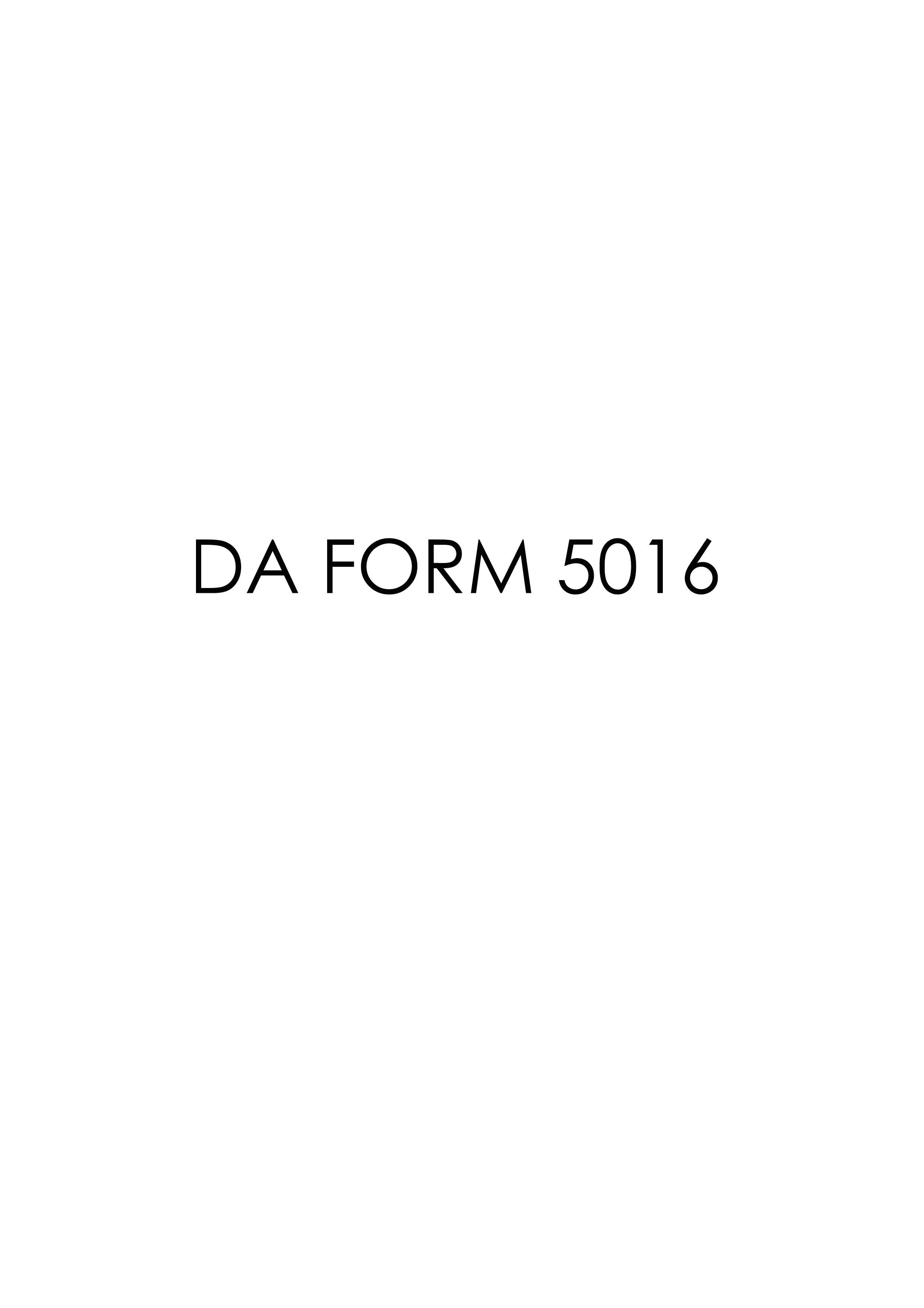 Download da 5016