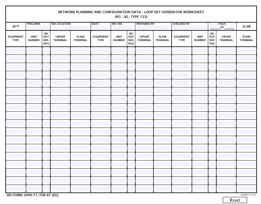 Download dd 2490-17