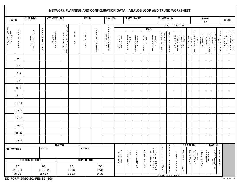 Download dd 2490-20