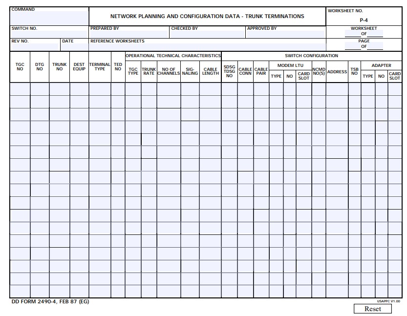 Download dd 2490-4