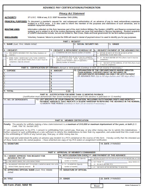 Download dd 2560