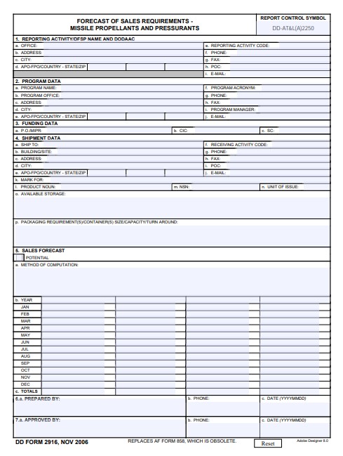 Download dd 2916