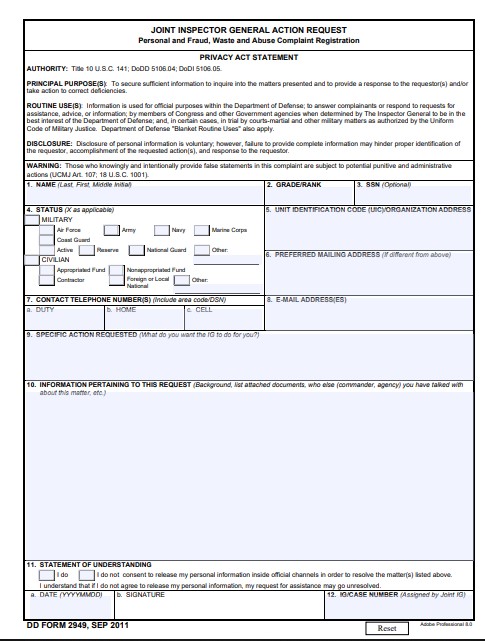 Download dd 2949