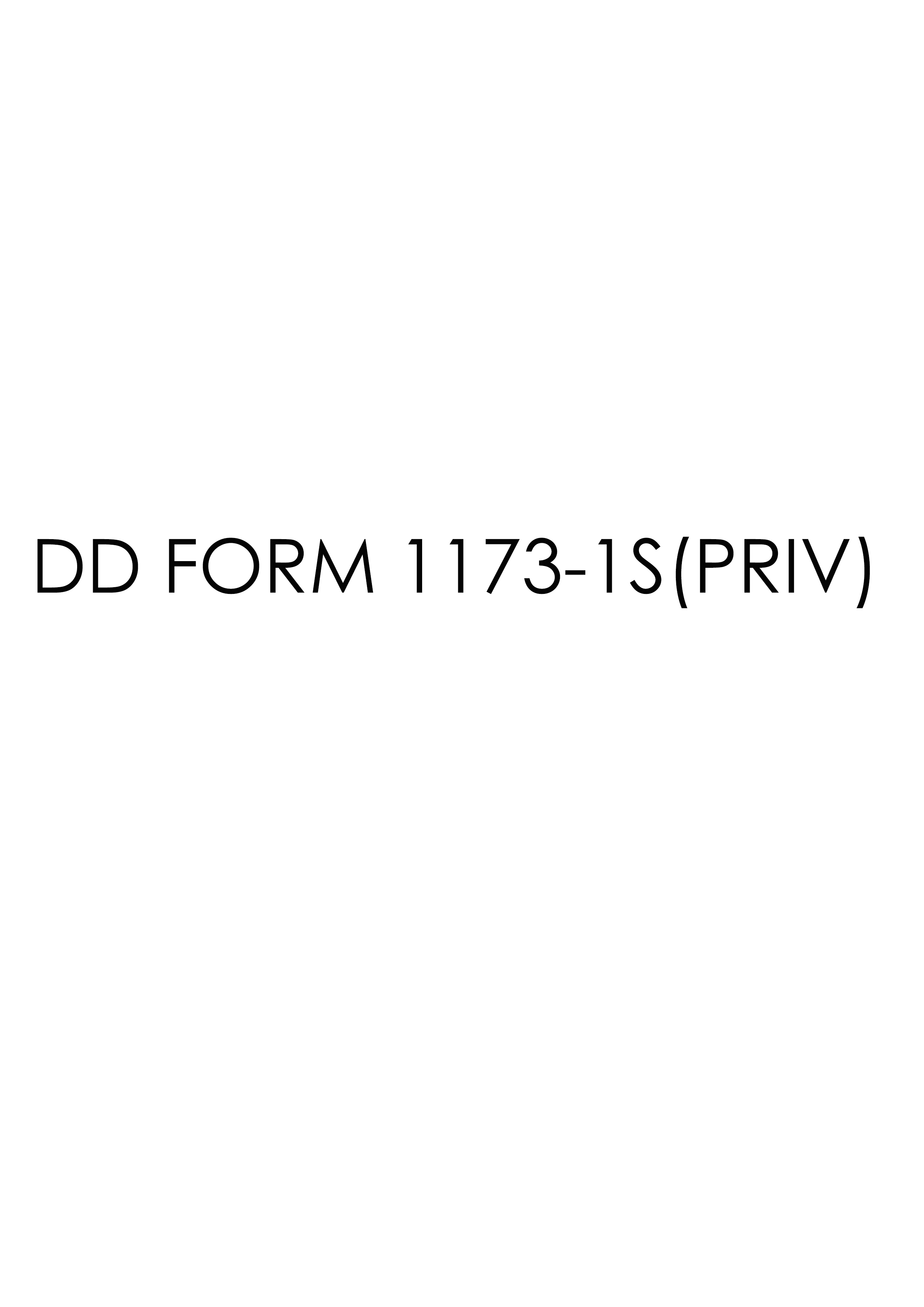 Download dd 1173-1S(PRIV)