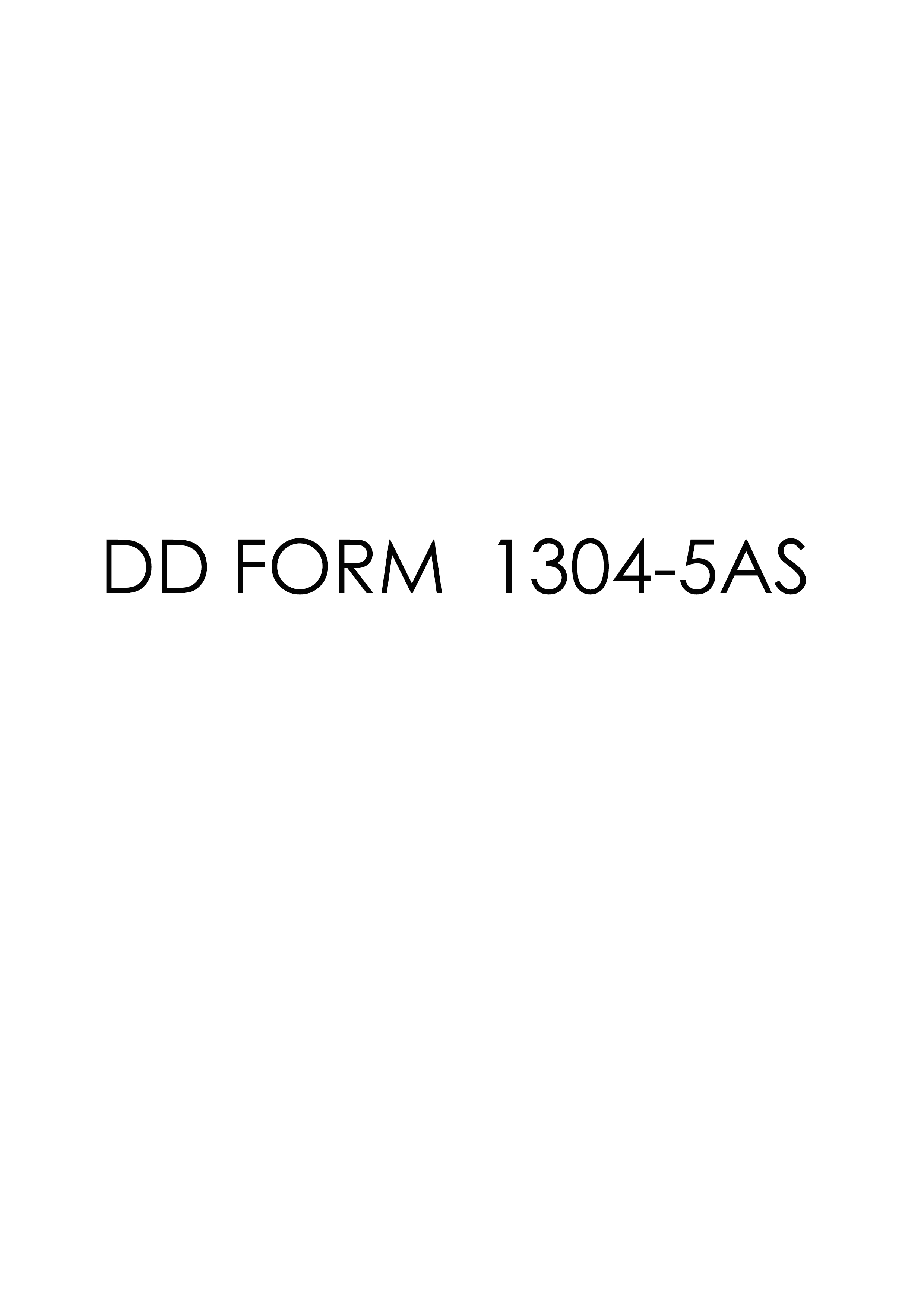 Download dd 1304-5AS