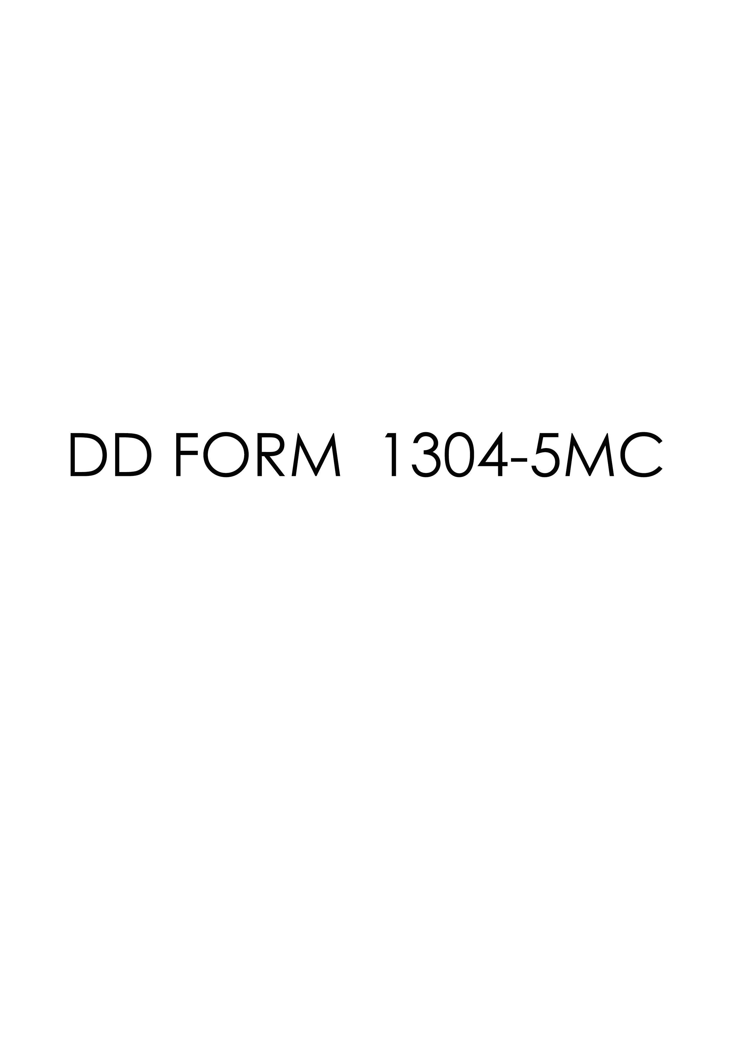 Download dd 1304-5MC