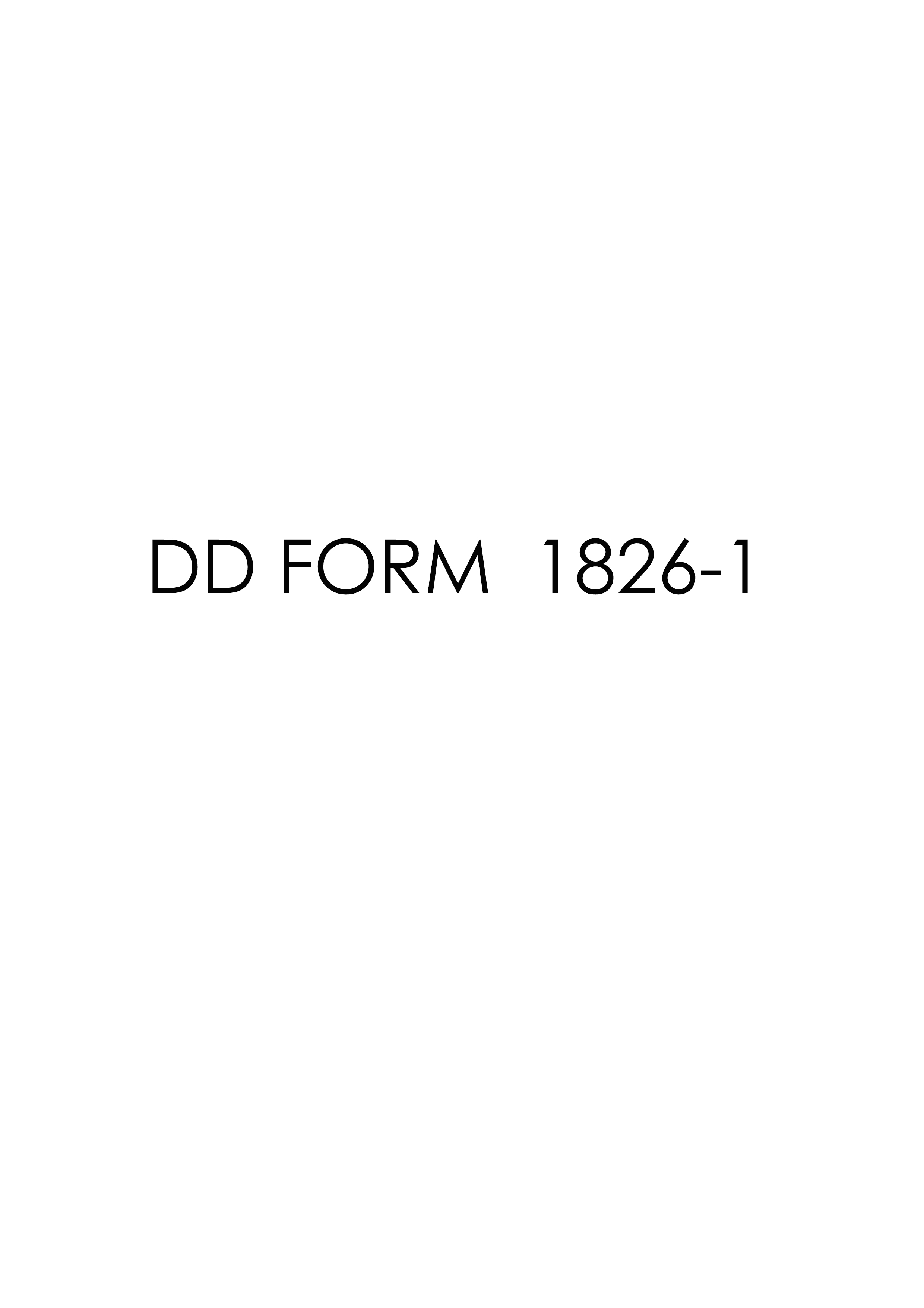 Download dd 1826-1