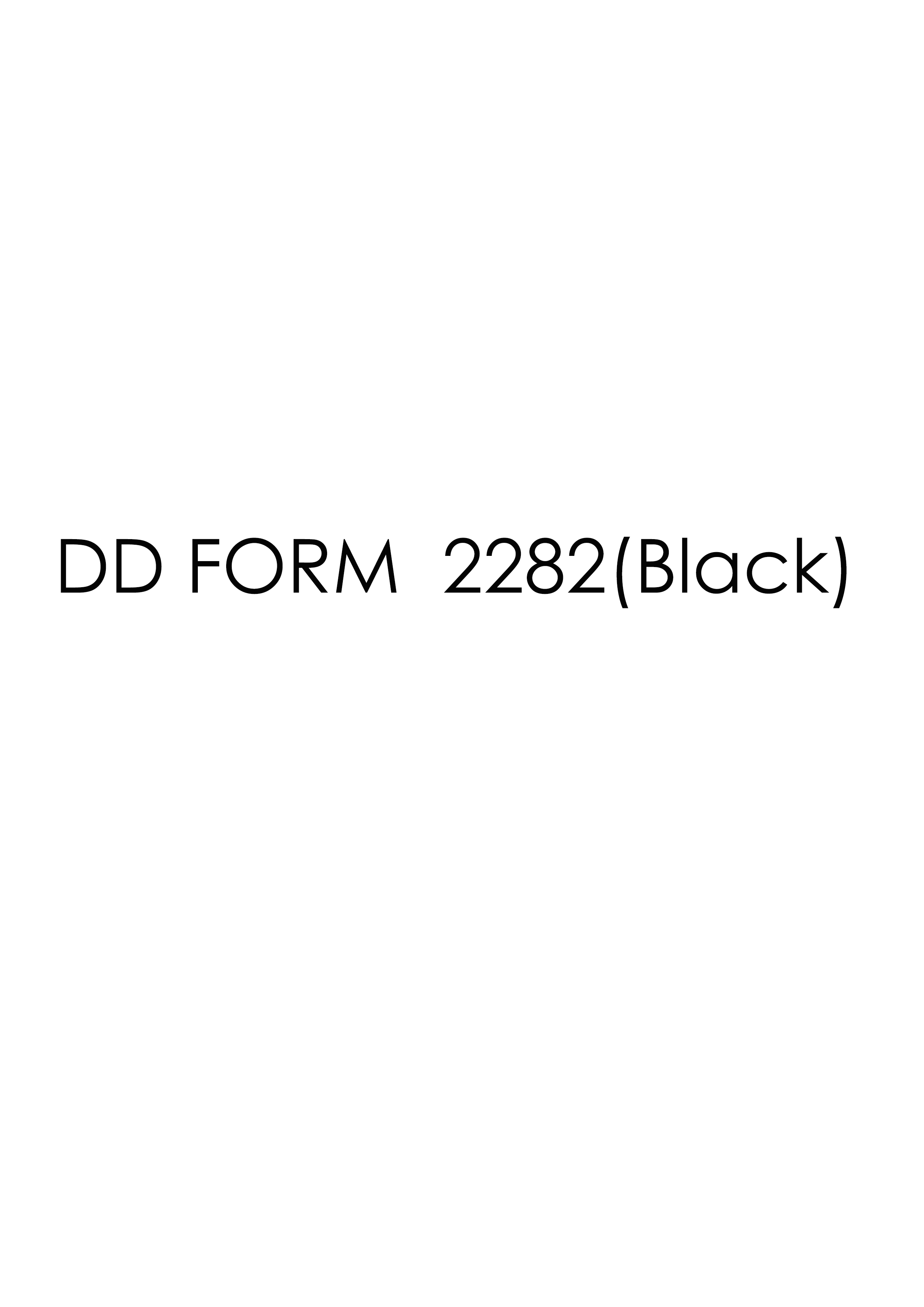 Download dd 2282(Black)