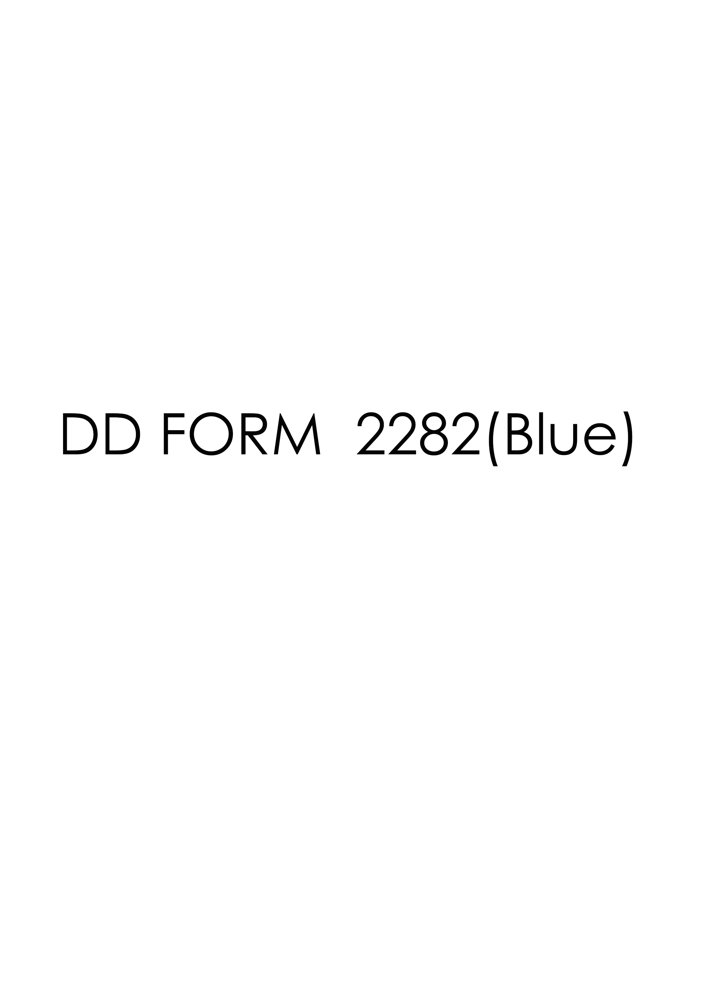 Download dd 2282(Blue)