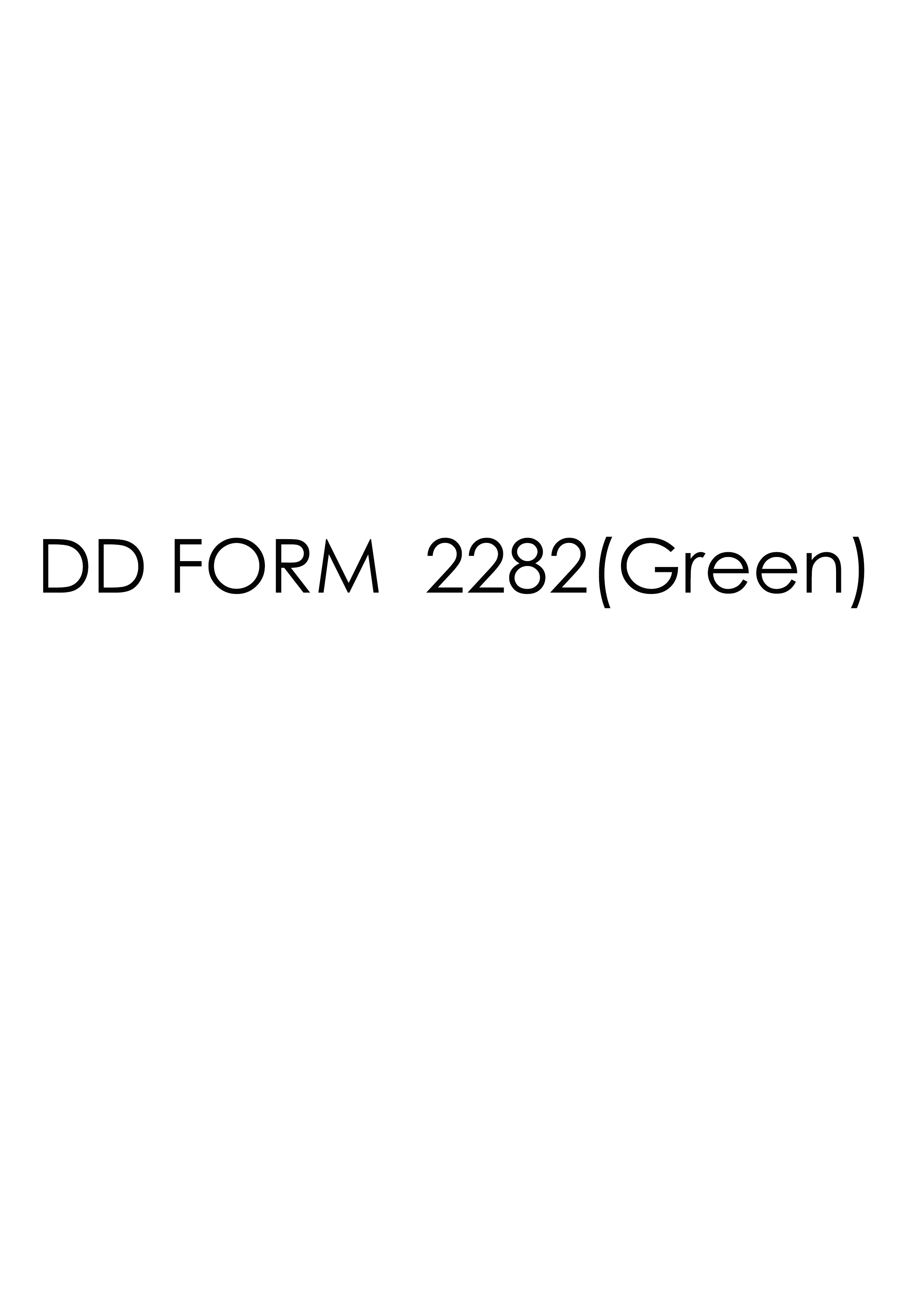 Download dd 2282(Green)