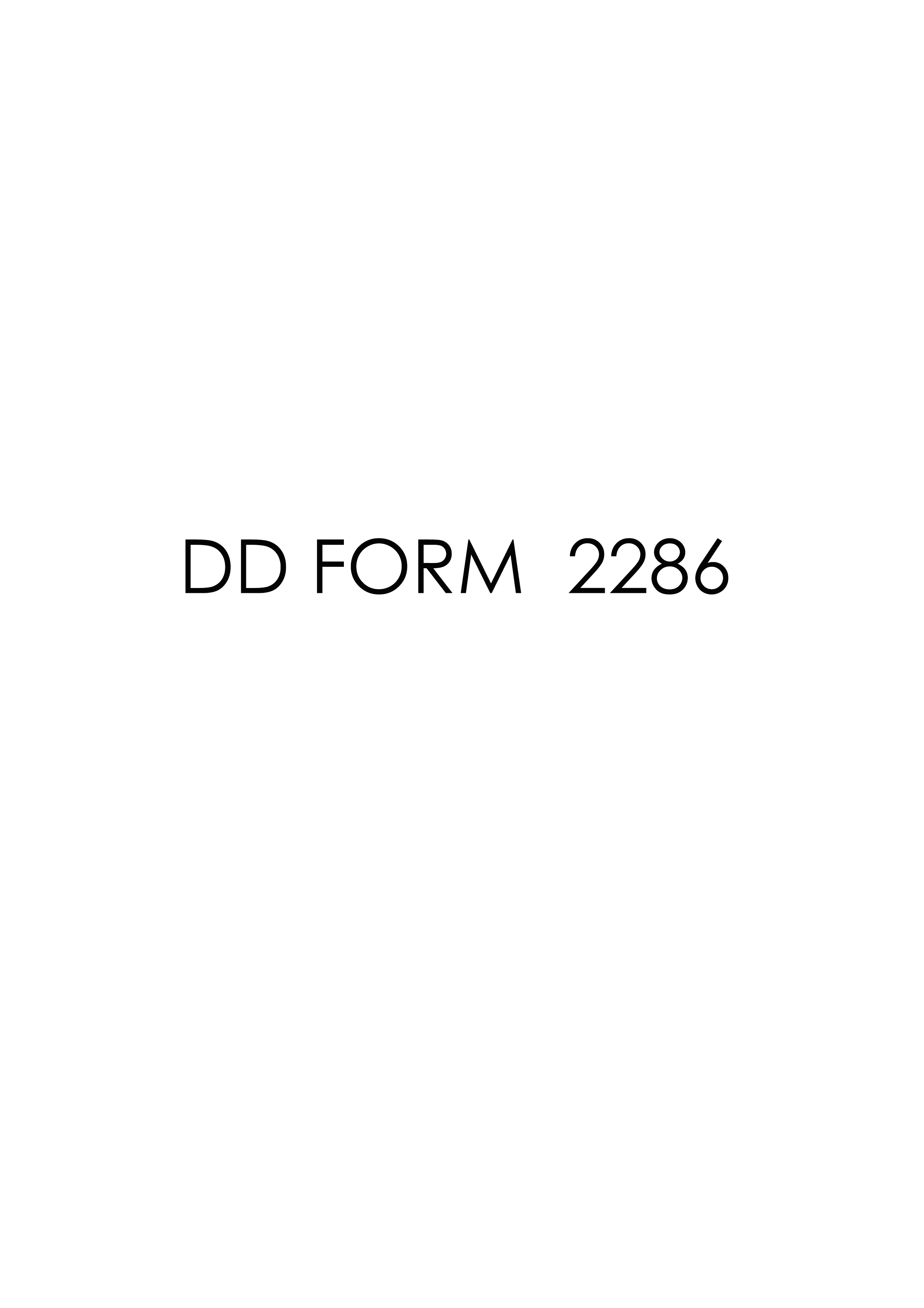 Download dd 2286