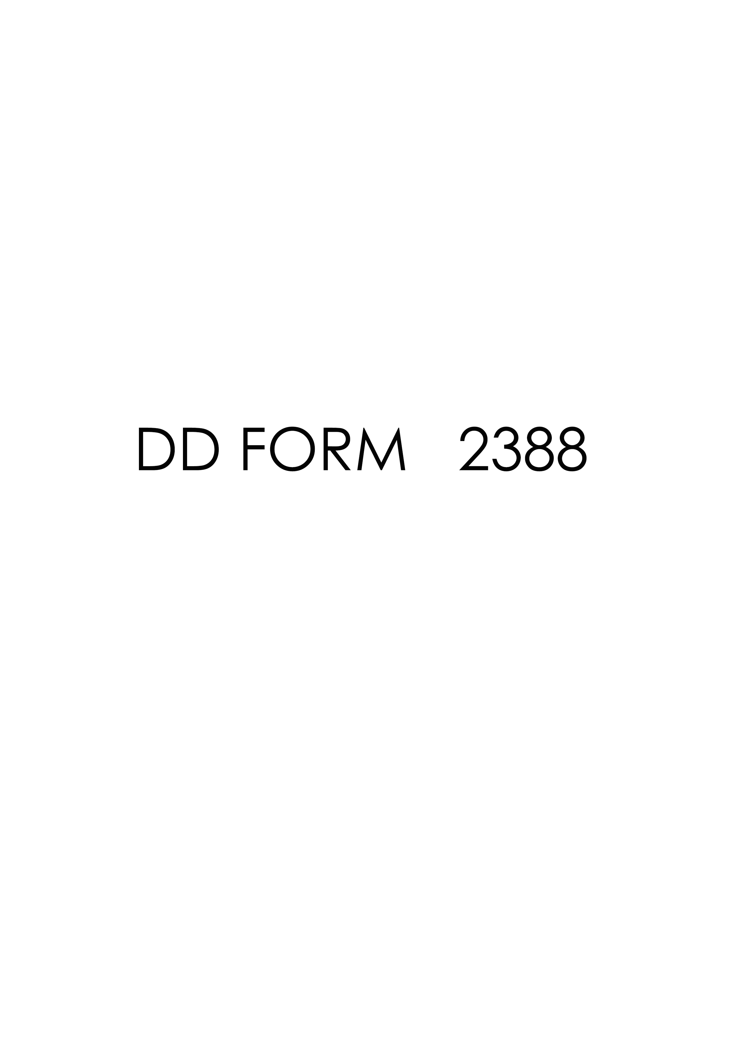 Download dd 2388