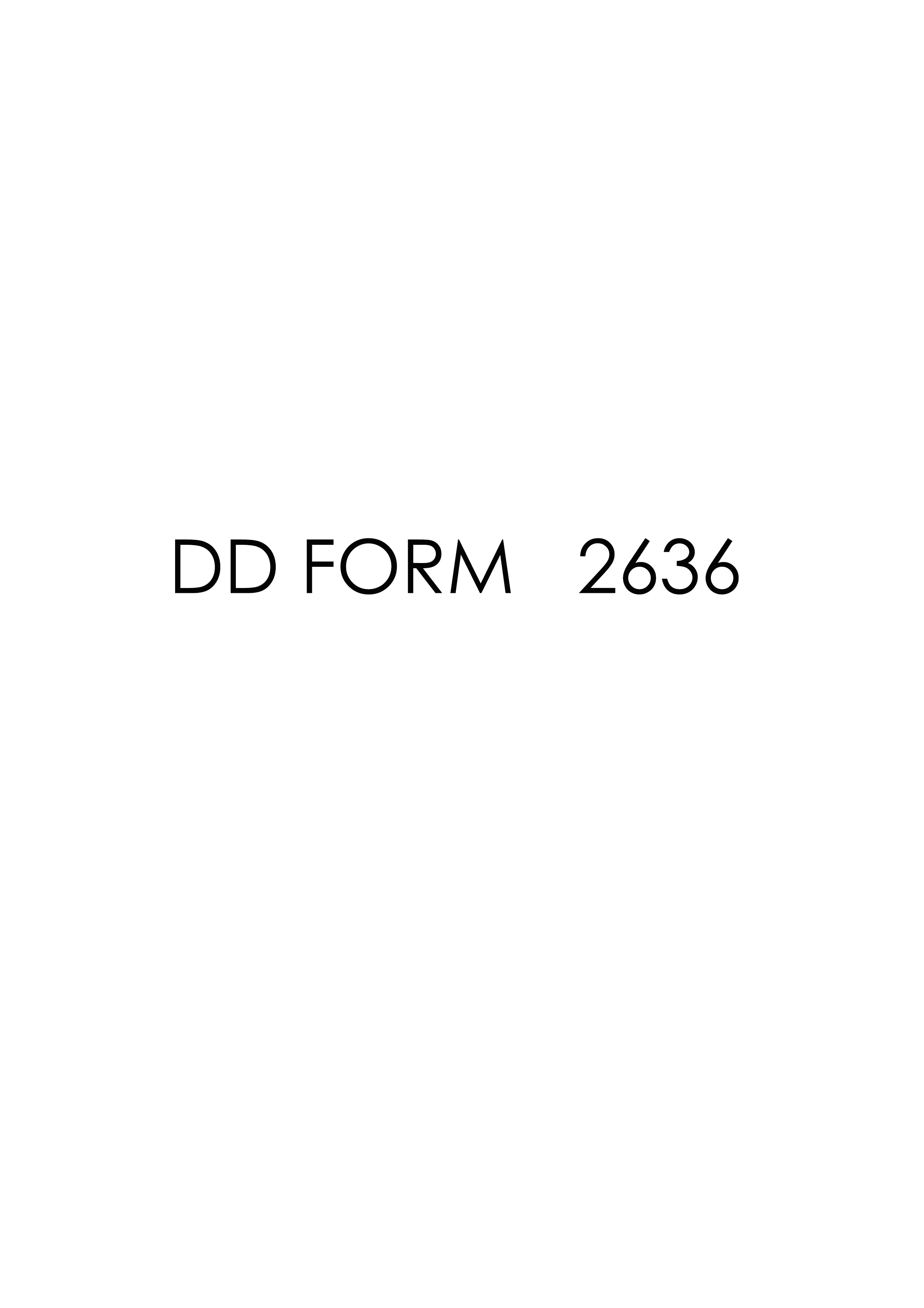 Download dd 2636